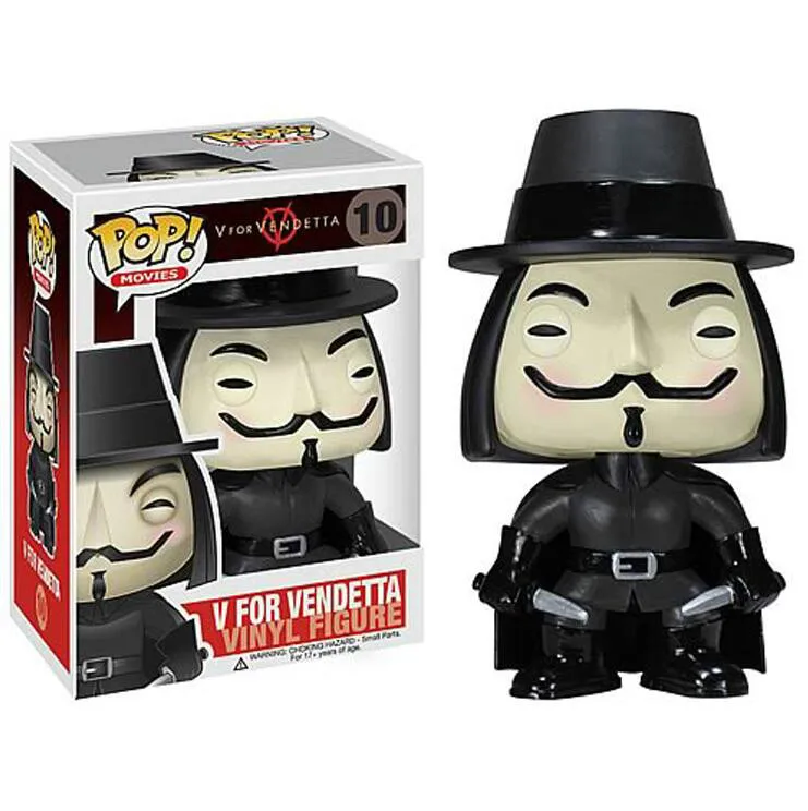 Funko POP V для вендетты Коллекционная модель игрушки ПВХ экшн-фигурка детские детей