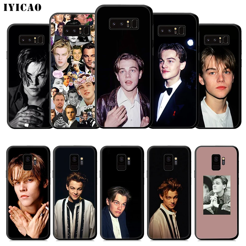 Мягкий чехол IYICAO Leonardo Dicaprio Young для samsung Galaxy S10e S10 S9 S8 Plus S6 S7 Edge Note 10 9 8 TPU |