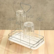 Нержавеющая сталь бутылка стеллаж для сушки бутылочки Слива сушильные стеллажи для выставки товаров для чистки бутылочек сушилка для посуды для хранения сушилка