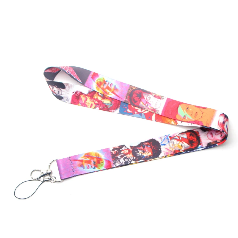 

Cartoon Mobile phone lanyard For keys ID Card Pass Gym USB badge holder DIY Hang Rope Tags Strap Neck Lanyards E0495