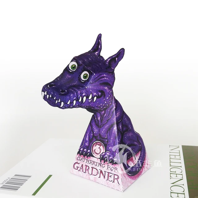 3d Paper Model Papercraft Optical Dragon Illusion Optical, 46% OFF