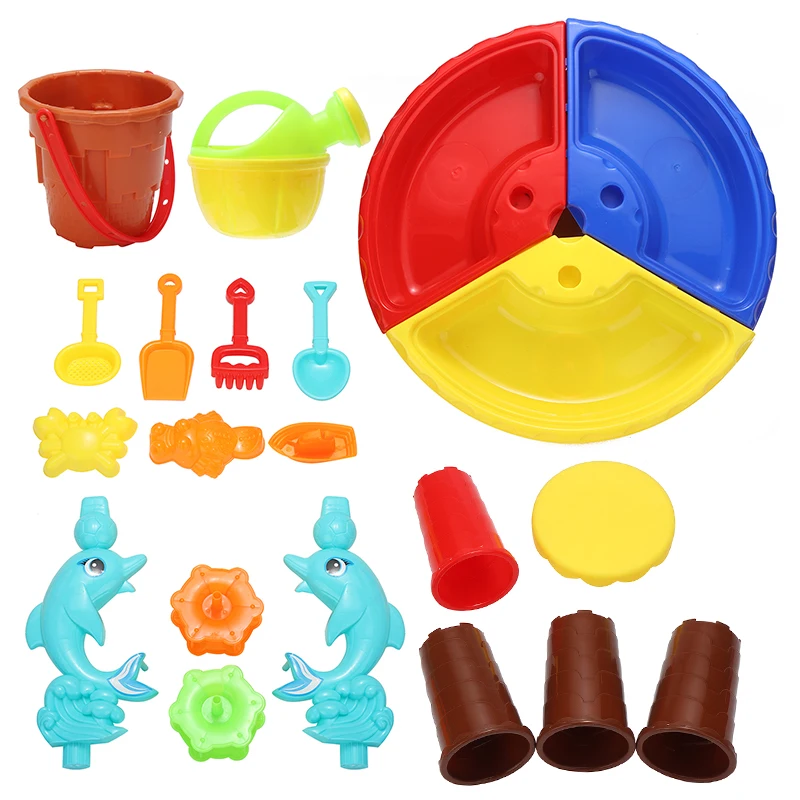 

1 Set Sand & Water Table Sandpit Kids Indoor/Outdoor Beach Seaside Play Toy Table Summer Kids Toys Set
