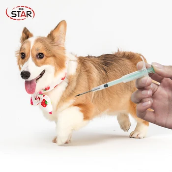 

10pcs/lot Rfid Syringe 1.4*8mm Animal Microchip Syringe 134.2KHz Animal Tag FDX-B EM4305Chip injector For Pet indracking tags