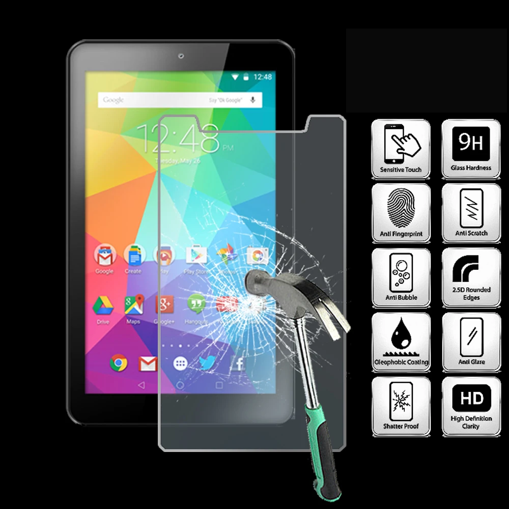 

For GoTab Lite GT7 7" - 9H Tablet Tempered Glass Screen Protector Cover Explosion-Proof High Quality Screen Film