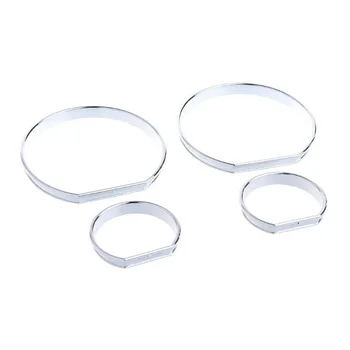 

Accessory Dial rings Chrome plating Trim Speedometer M-Tech Silver Panel