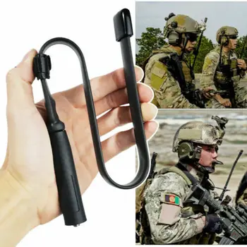 

CS Tactical Antenna SMA-Female Foldable VHF UHF For Baofeng UV-9R Walkie Talkie
