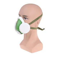 Респиратор маска Промышленный Газовый химический Анти-пыль Спрей Краска Респиратор маски для лица фильтр очки