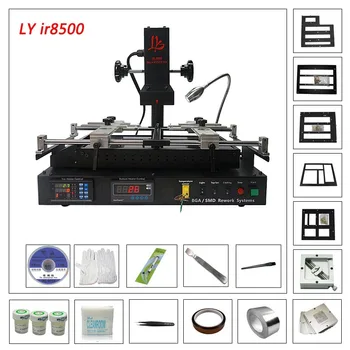 

LY ir8500 BGA rework station machine Soldering Station motherboards Phone Chiprepairing with 90MM game console bga kit