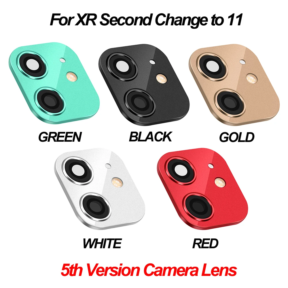 1PCS Luxury Fake Camera Lens Cover Case Sticker Second Change to for iPhone 11 Pro Max for iPhone XR X Mobile Phone Accessories wide angle lens for phone