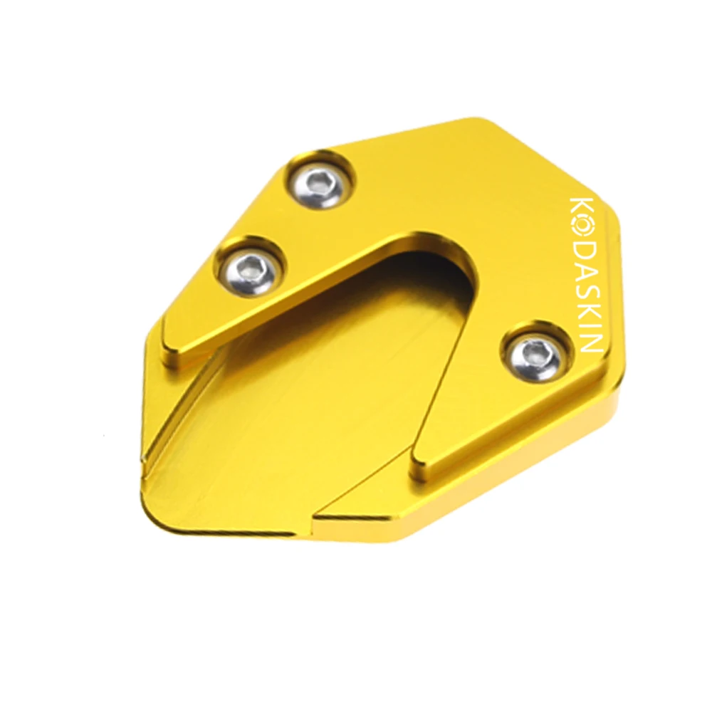 Kodaskin CNC боковая подставка, увеличивающая подножка, боковая подставка, Расширительная подставка, опорная пластина для Aprilia SRMAX 250 SRMAX300 - Цвет: Золотой