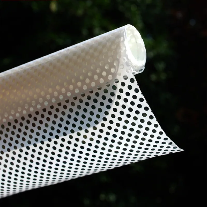 black net white mesh pattern self-adhesive glass film stickers kids room office window light | Дом и сад