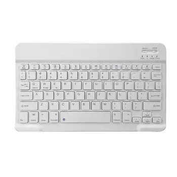 

7 Inch White Slim Ultra Wireless Bluetooth Keyboard For iPhone iPad Tablet PC Windows Android