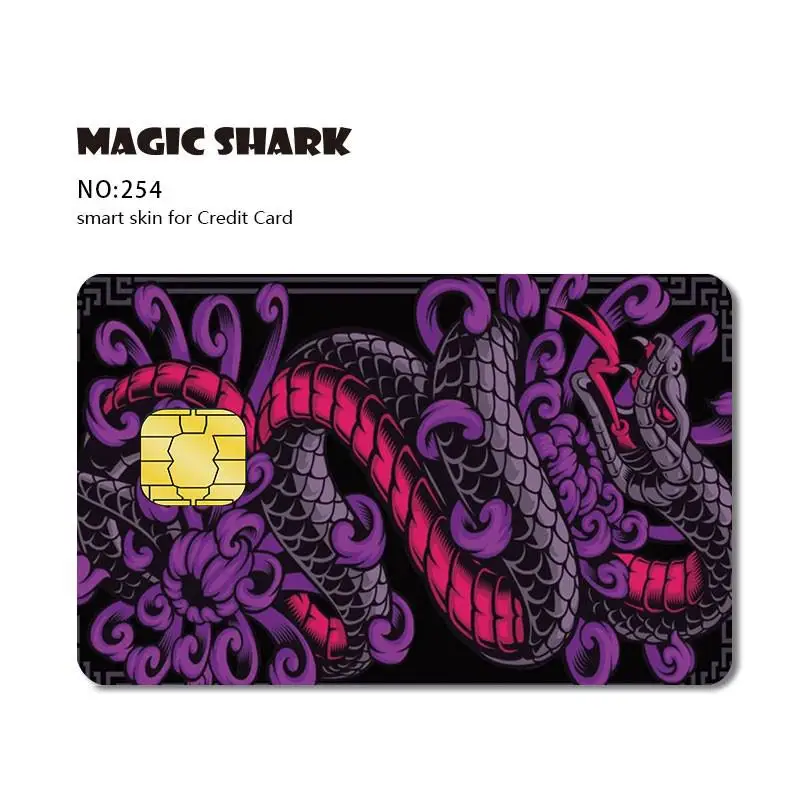 thumbnail image 1 of 2021 Fashion Stonks Skull Film Tape Sticker for Large Small Chip Debit Credit Card, 1 of 5