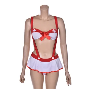 

Women Lingerie Sexy Hot Erotic Lingerie Sexy Uniform Nurse Cosplay Hollow Womens Costumes Halloween Role Play