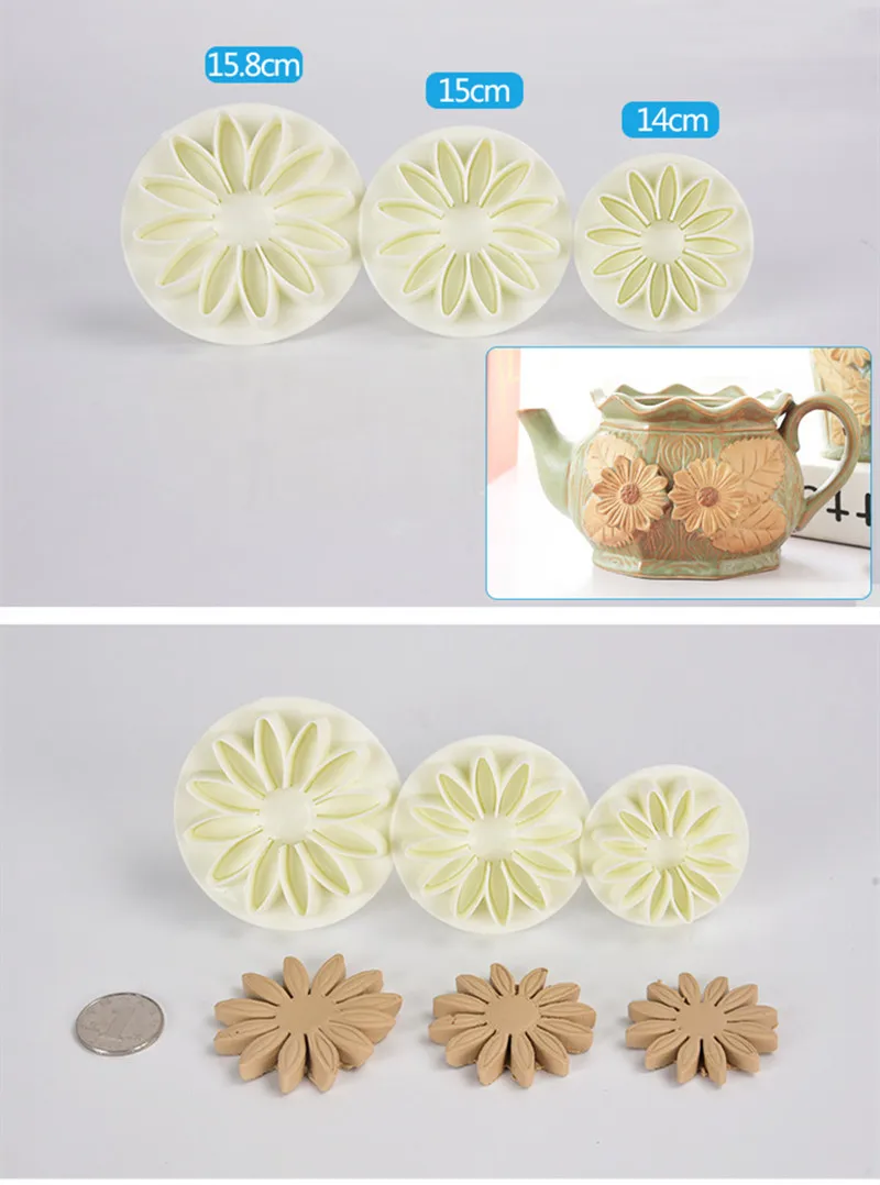 Clay Polymer, Embossing, Primavera Impressão, 33Pcs, Set