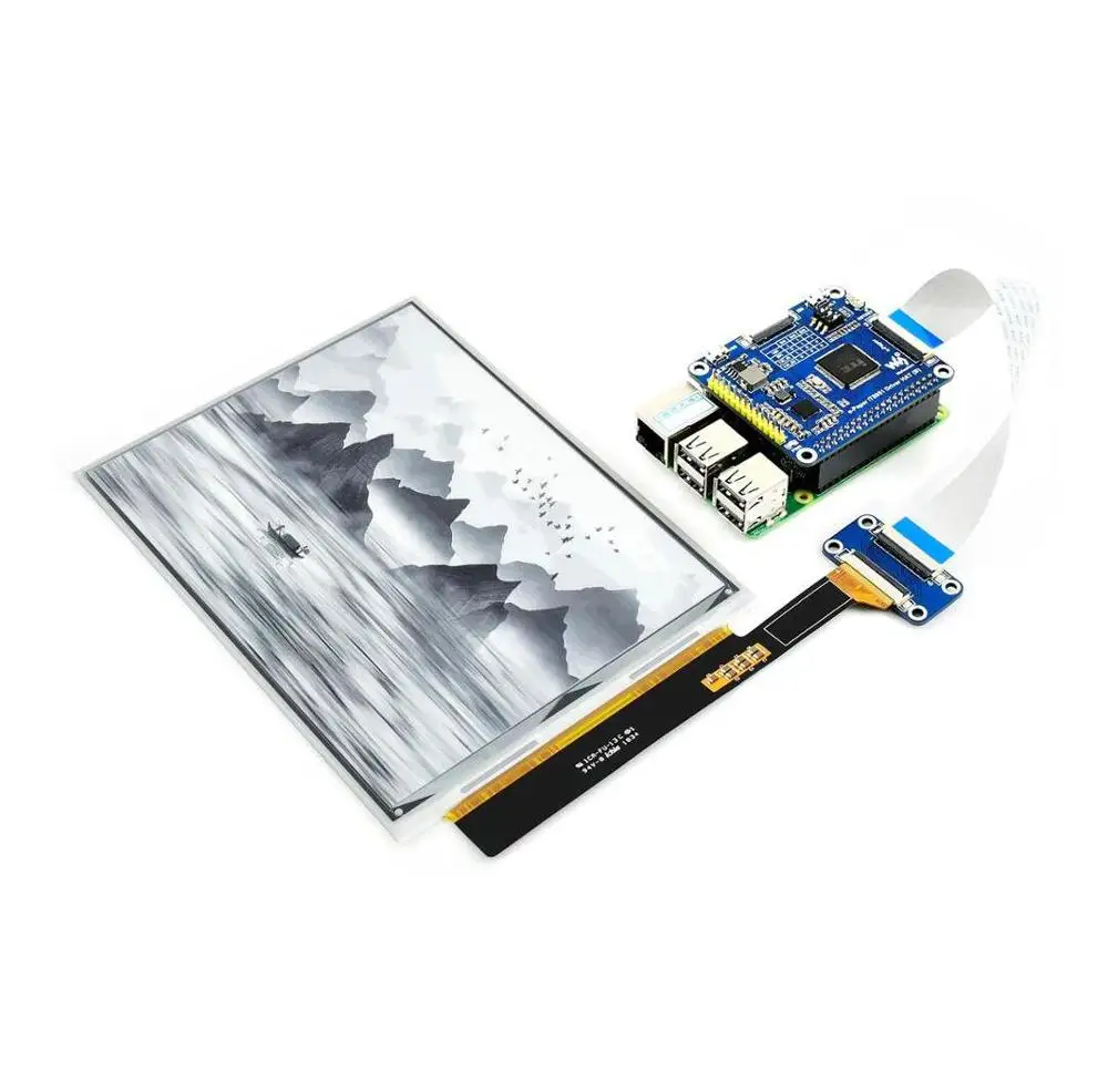 AiSpark 7,8 дюймов E-Ink дисплей шляпа для Raspberry Pi, разрешение 1872*1404, IT8951 контроллер, USB/SPI/I80/iec интерфейс