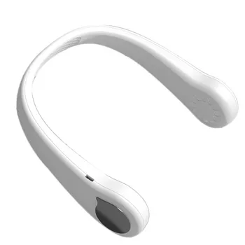 

Outdoor Leafless Fan USB Rechargeable Lazy Hanging Dual Cooling Fan Mini Portable Pocket Fans Quiet Neck Fan 20x7.5x8.5CM EM88