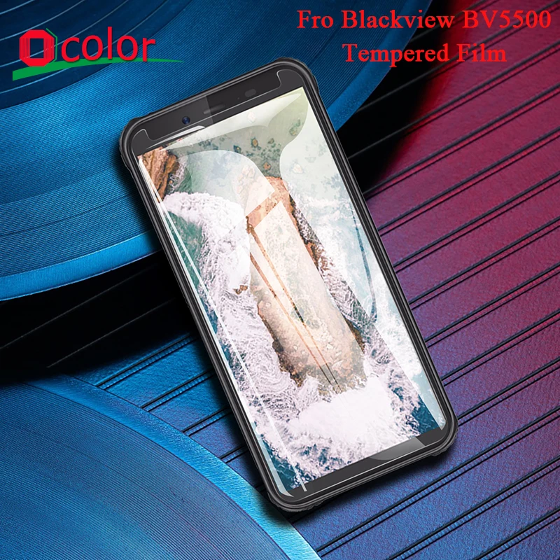 Ocolor для Blackview BV5500 закаленное стекло пленка ультратонкое переднее Защита экрана