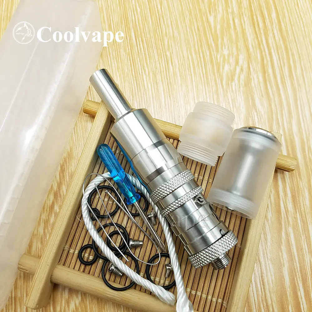 

coolvape Flash Vapor 4.5 mini RTA 18mm 316 SS Electronic cigarette atomizer FEV Style RTA Rebuilt Tank fit 510 thread mod vape