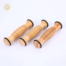 

Wood Roller Foot Massager Stress Relief Foot Massage Instep Shaper Sole Roller Foot Acupressure Massage Relaxation