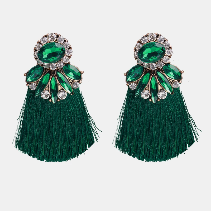 Boucles d’oreilles vertes - Les Caprices de Marie - Bijoux Fantaisie
