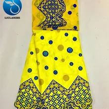 LIULANZHI хлопок Базен ткань Африканский tissu riche getzner brode getzner riche ткань с бисером 2 ярдов тюль кружева PB05