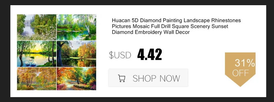 Huacan 5D алмазная картина цветок полная квадратная Алмазная вышивка мозаика Вышивка крестом Стразы картина домашний декор Прямая поставка