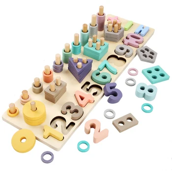 

Math Toys For Children Preschool Wooden Toy Montessori Kid Toy Digital Mathematics Baby Early Educational Toys Teaching Aids N4