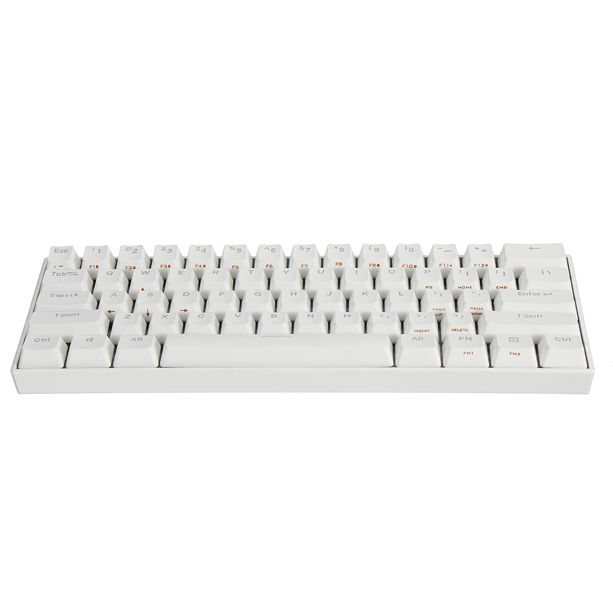 60% NKRO bluetooth 4,0 тип-c PBT двухрежимное соединение RGB 61 клавиши Механическая игровая клавиатура съемный кабель