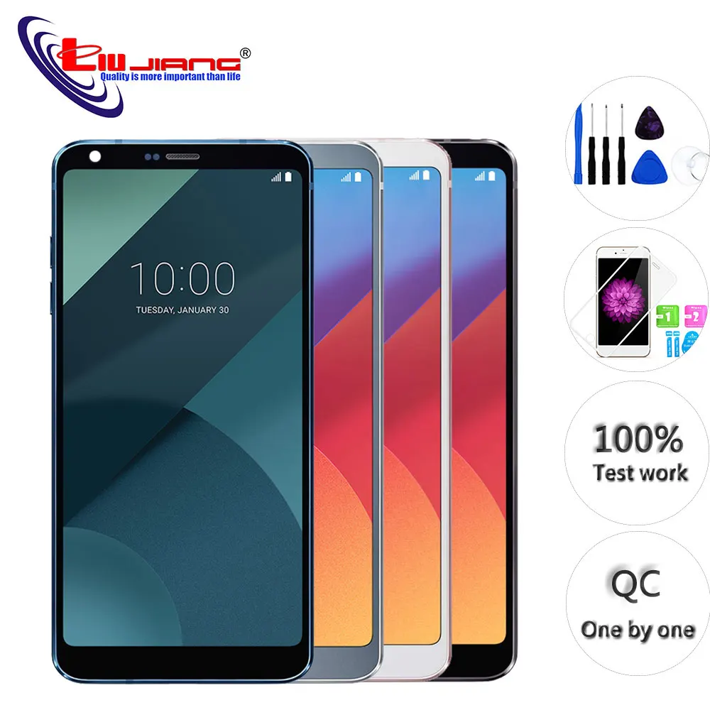 Оригинальный 5 7 ''IPS дисплей для LG G6 H870 H871 H872 LS993 VS998 кодирующий преобразователь