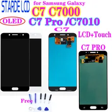 Ensemble écran tactile LCD Super OLED, pour Samsung Galaxy C7 Pro C7010 C7 C7000