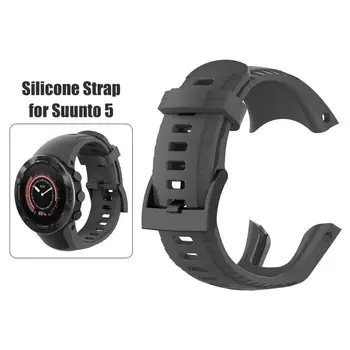 

Wristband Replacement Soft Silicone Watch Strap for SUUNTO 5 Watch Accessories Environmental Protection and Durability