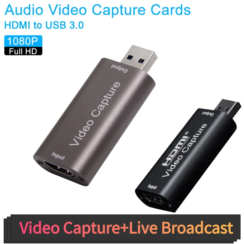 Карта видеозахвата 1080P HDMI USB 3 0 для игр DVD видеокамеры|Карты видео- и ТВ-тюнеров| |