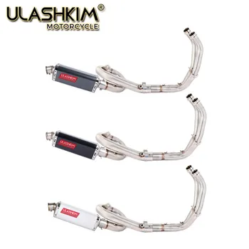 

Motorcycle Exhaust Front Pipe Muffler Full System Slip On For Yamaha FZ-07 MT-07 FZ07 MT07 2014-2019 XSR700 2016-2019