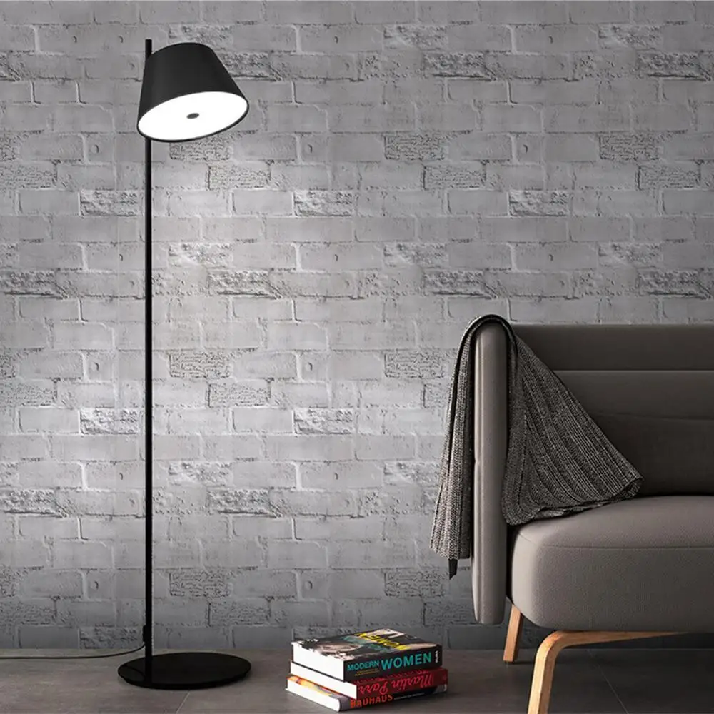Vintage Rustic Self Adhesive Brick Wallpaper Grey Vinyl Peel and Stick  Wall Paper Home Renovation Decorative Wall sticker 1pcs 80 sheets sticky notes self stick lined notepad 7 3 x 7 3cm blank