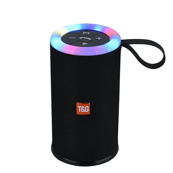 

Portable Bluetooth Speaker Outdoor Waterproof LED Boom Box Sound Column Bass Subwoofer Supports FM Radio TF Card