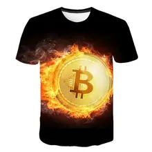 Bitcoin révolution T shirt homme bitcoin crypto T shirtcoin T shirtcasual t shir frais fierté T shirt 3D mode Unisexe T shirt 