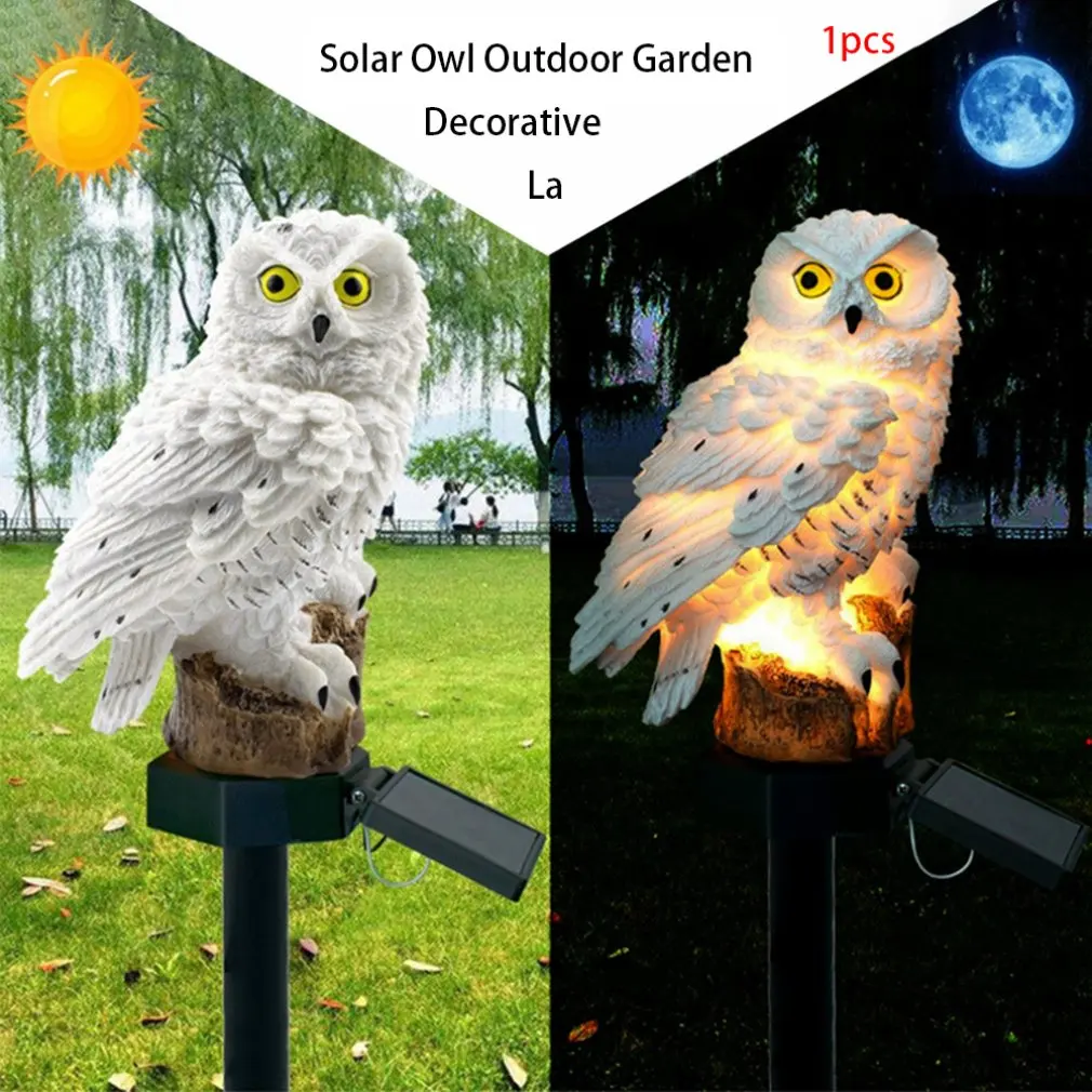 Solar Lamp Outdoor Garden Decoration Simulation Animal Lamp Garden Landscape Decoration Clip Lamp Energy Saving