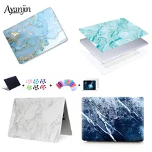 Marble Pattern Case For Apple Macbook Air Pro Retina 11 12 13 15 15.4 inch Laptop bag For 2018 New Mac book Air Pro 13.3 A1932