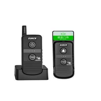 

xuncn Intercom doorbell wireless home portable intercom doorbell using voice over a long distance call old man pager