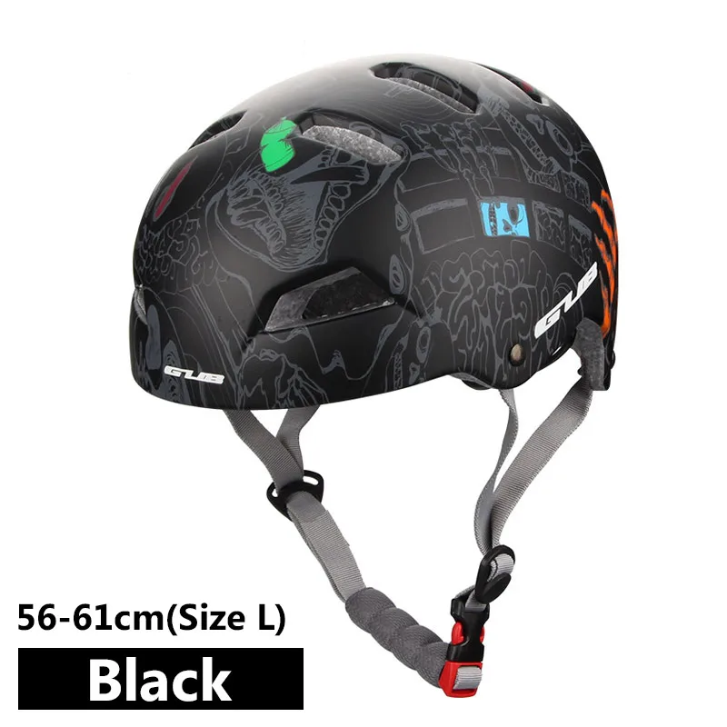 Black L GUB интегрально-литой велосипедный шлем MTB дорожный велосипед шлем велосипедный шлем для скалолазания - Цвет: Black L