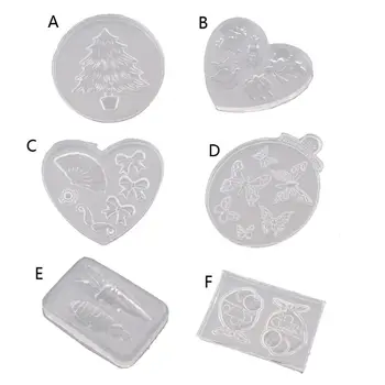 

Handmade Lion Fish Tree Bowtie Butterfly Animals Pendant Resin Casting Molds Jewelry Making Tools