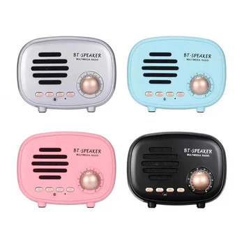 

Newest Q108 Bluetooth Speaker Protable Vintage Mini Speaker FM Radio Music Stereo Player For Mobile Phone PC Speaker