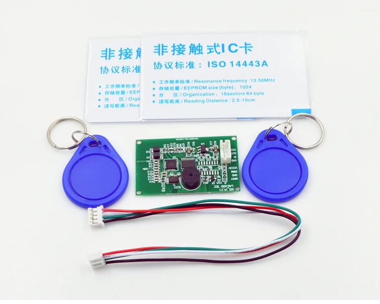 Rfid-модуль чтения и записи M1 кардридер ISO14443A протокол NFC карта UART интерфейс вторичное развитие отправлено IC