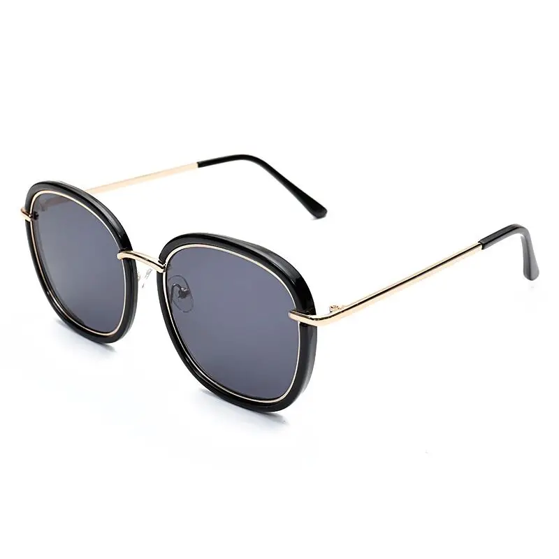 

03960 Retro circular spectacle frames for men and women with flat lens sunglasses