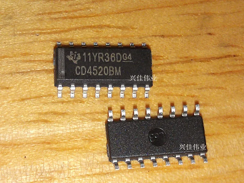 20 шт./лот CD4520 CD4520BM лапками углублением SOP-16