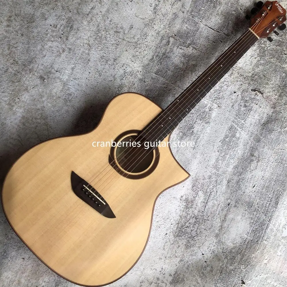 Акустическая гитара Gopher Wood G220CE корпус GA 40 дюймов акустическая из твердой ели