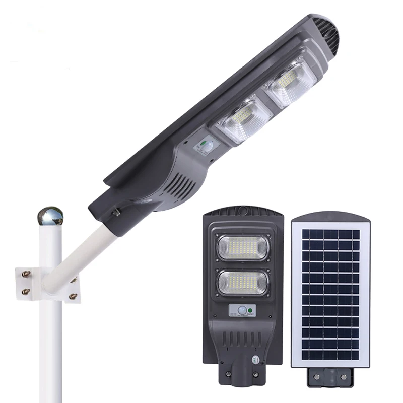 120w/240w/360w led solar lâmpada de rua luz holofote deck cerca garagem lâmpada segurança para jardim ao ar livre