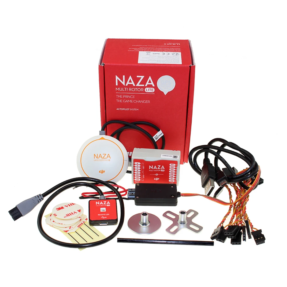 DJI Naza M Lite Multi Flyer Version Flight Control Controller w/ PMU Power Module &amp LED &ampCables M8N GPS stand holder | Электроника