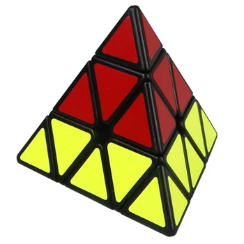 

Surwish Qiyi Volcano Stickered Version Pyramid Magic Cube Speed Cubes Puzzles Toys
